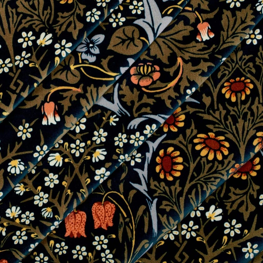 House of Hackney - 1-FA-BLA-VE-BIL-XXX-XXX - Morris Wallpaper