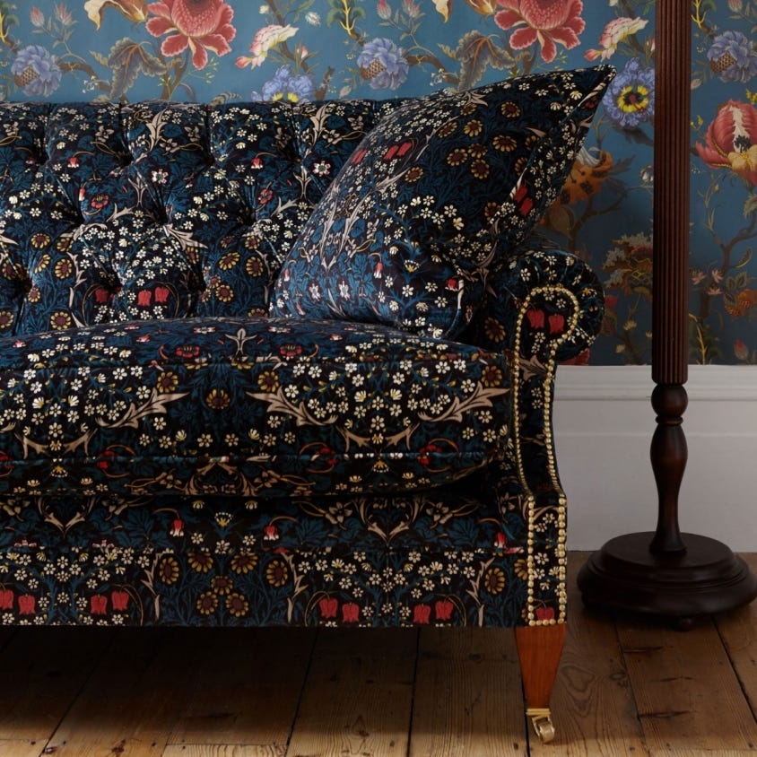 House of Hackney - 1-FA-BLA-VE-TEA-XXX-XXX - Morris Wallpaper