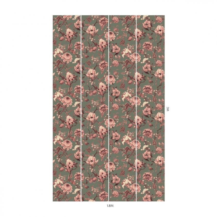 ARTEMIS Wallpaper - Verdigris - House of Hackney