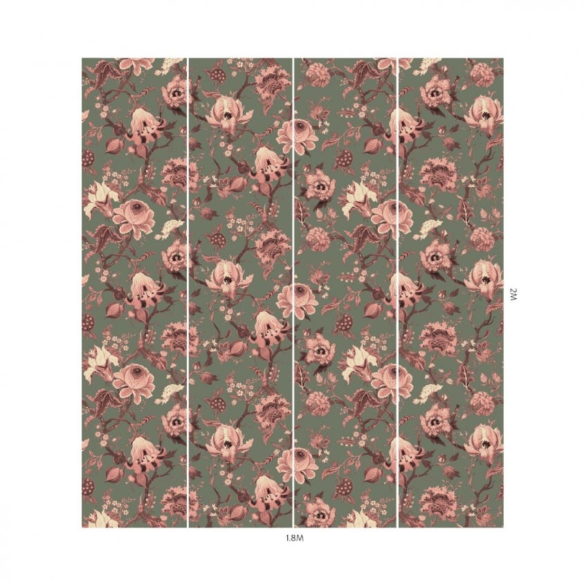 ARTEMIS Wallpaper - Verdigris - House of Hackney