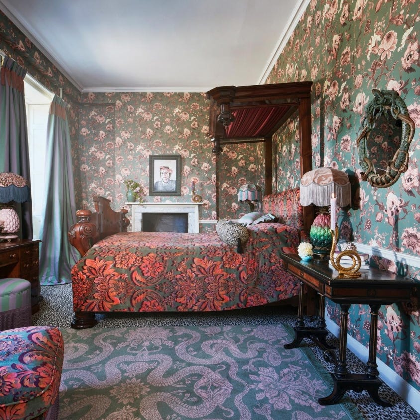 ARTEMIS Wallpaper - Verdigris - House of Hackney