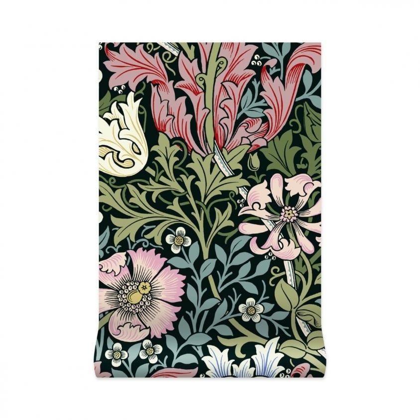 COMPTON Wallpaper - Onyx - House of Hackney