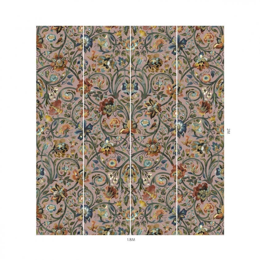 GAIA Wallpaper - Blush - House of Hackney