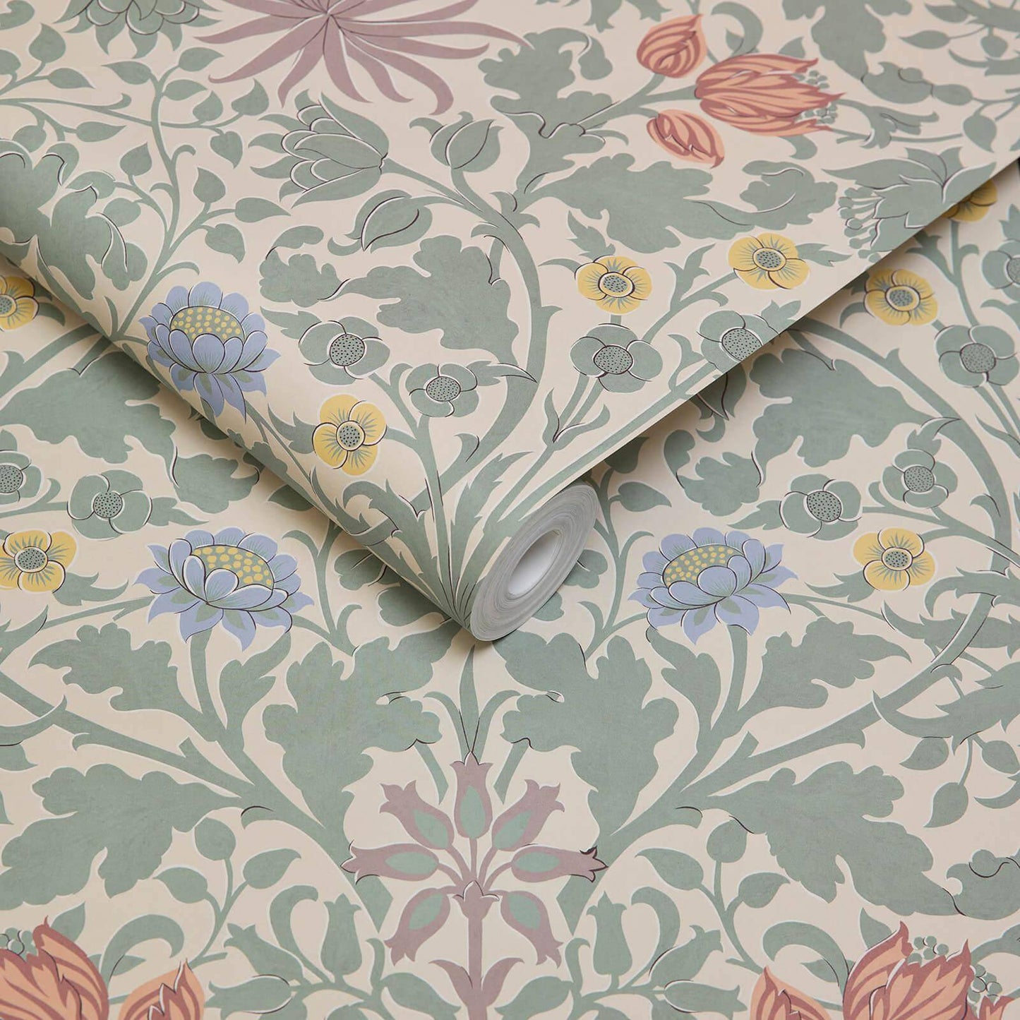 1-WA-HYA-DI-PHL-XXX - Hyacinth Novellus Wallpaper - Phlox - House of Hackney