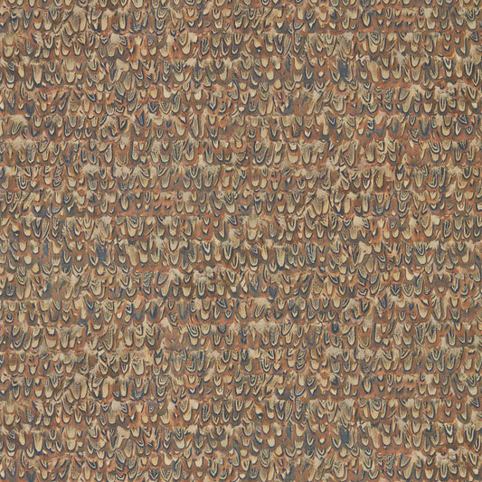 Icarus Wallpaper - Copper/Phesant - ZKEM312674 - Zoffany - Morris Wallpaper