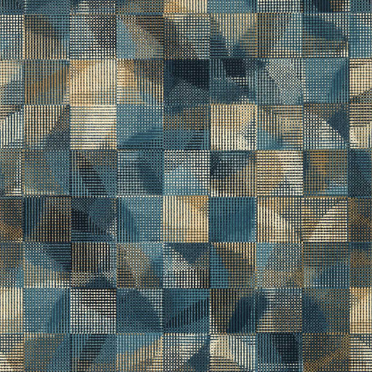 Impatto Wallpaper - Midnight - Clarke & Clarke - W0182/02 - Morris Wallpaper