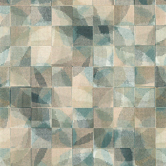 Impatto Wallpaper - Mineral/Blush - Clarke & Clarke - W0182/03 - Morris Wallpaper