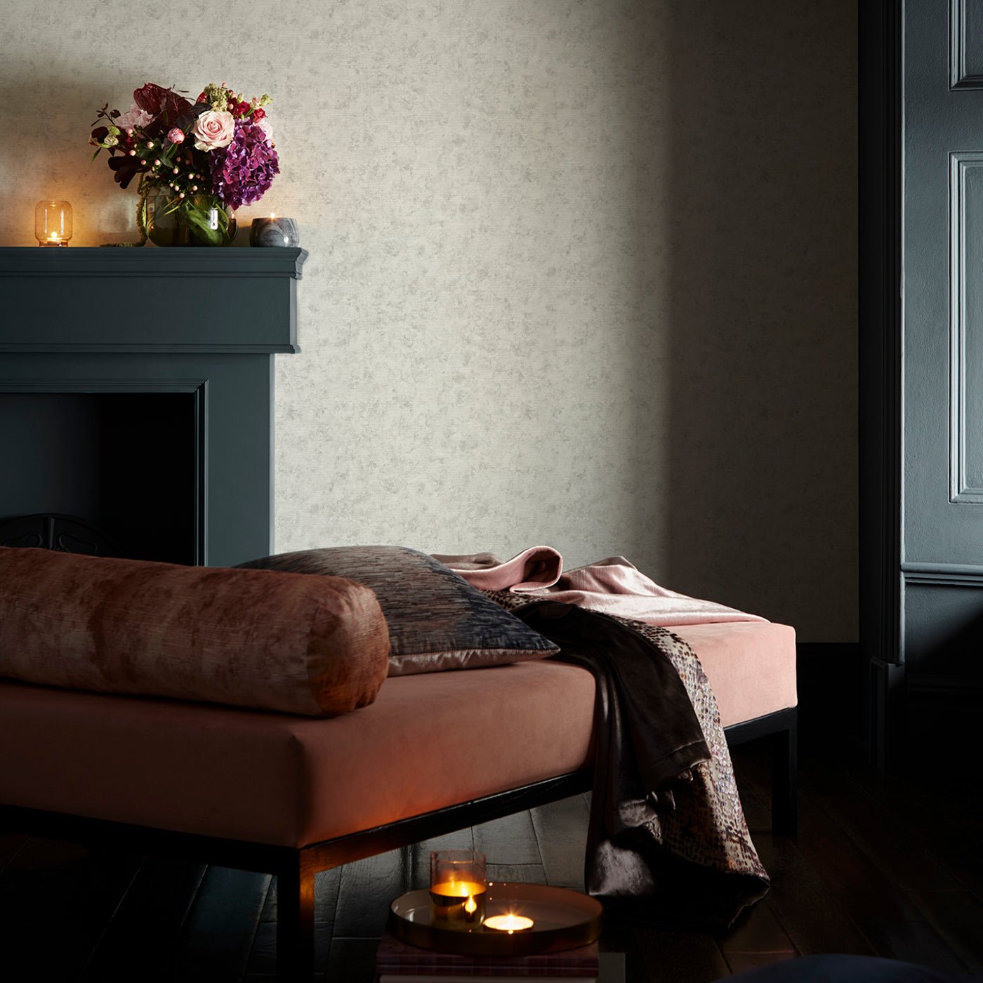 Impression Wallpaper - Stone - Clarke & Clarke - W0152/03 - Morris Wallpaper
