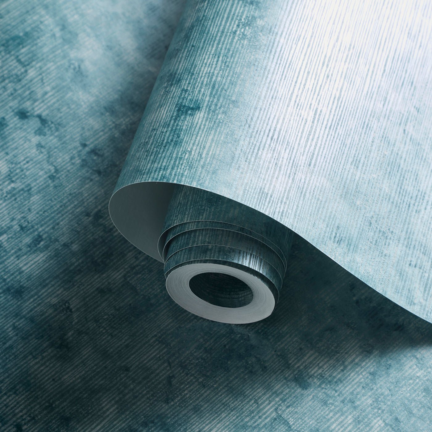 Impression Wallpaper - Teal - Clarke & Clarke - W0152/04 - Morris Wallpaper