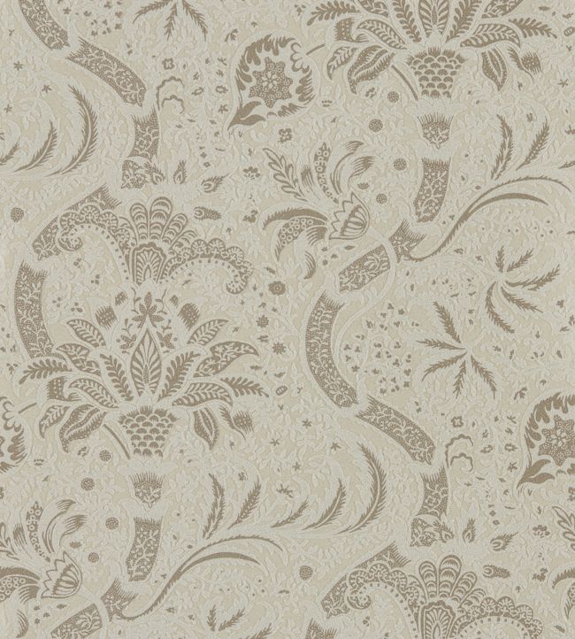 Indian Beaded Wallpaper - Stone/Linen - DMA4216443 - Morris & Co - Morris Wallpaper