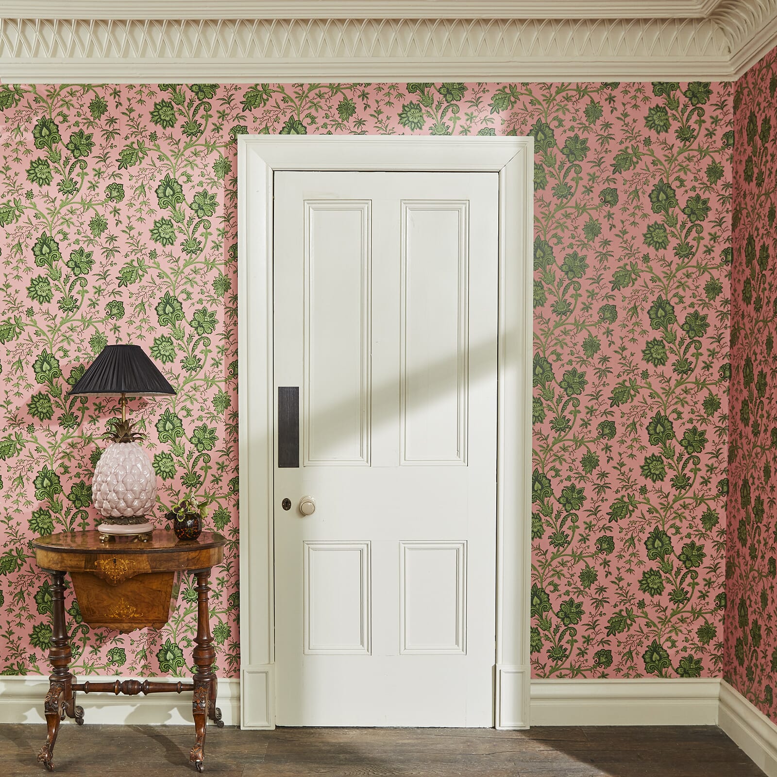 Indienne Wallpaper - Amaranth - House of Hackney - 1-WA-IND-DI-AMA-XXX - Morris Wallpaper