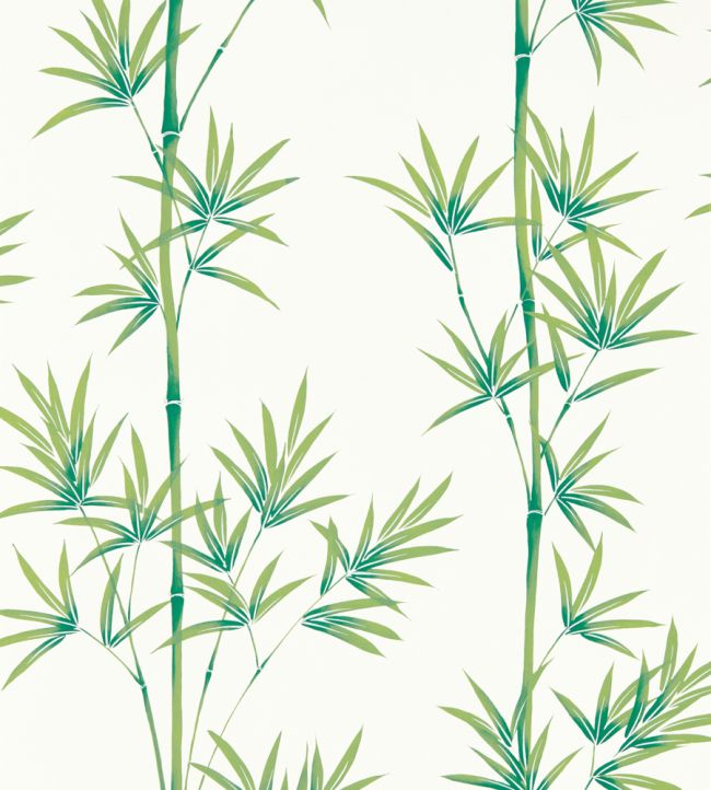 Isabella Wallpaper - Porcelain/Bamboo - HDHW112915 - Harlequin - Morris Wallpaper