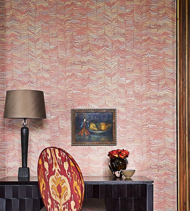 Jaipur Plain Wallpaper - Jade - ZJAI311725 - Zoffany - Morris Wallpaper