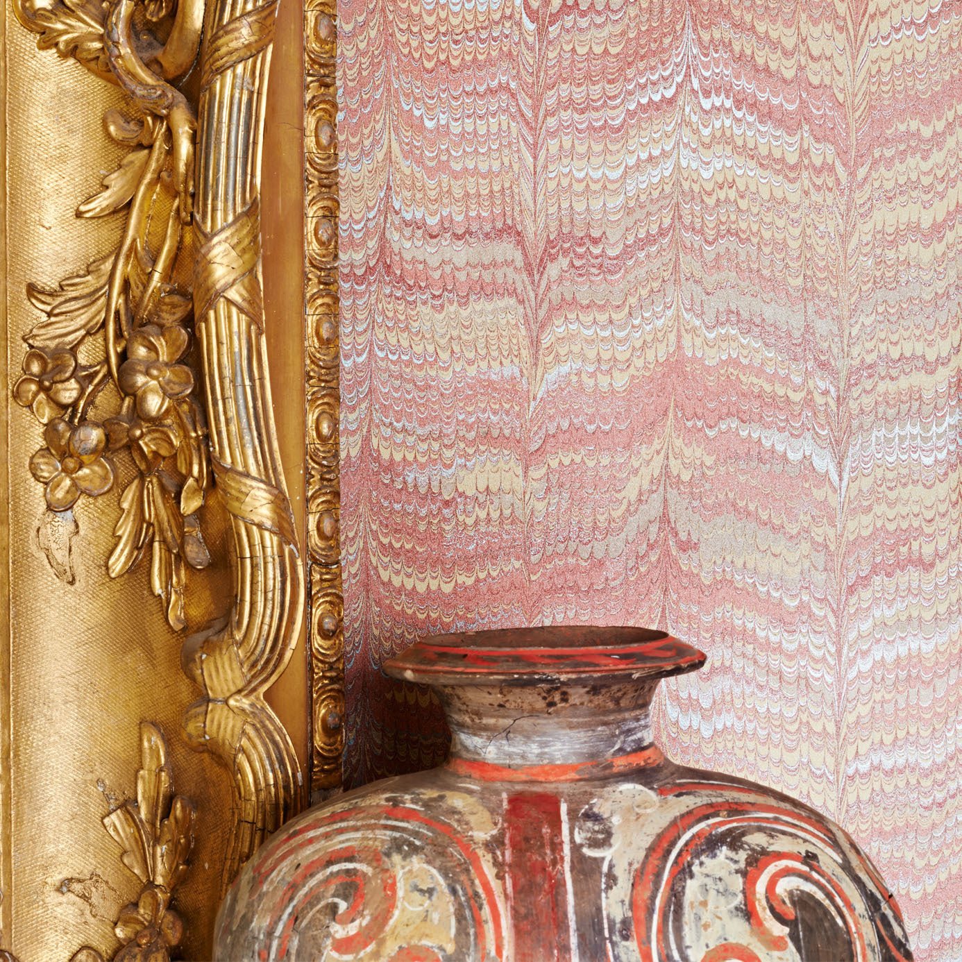 Jaipur Plain Wallpaper - Red - Zoffany - ZJAI311727 - Morris Wallpaper
