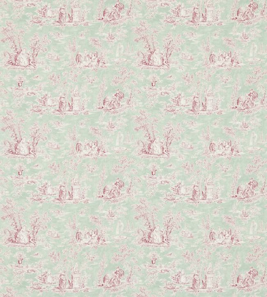 Josette Wallpaper - Rose/Sage - DFAB214063 - Sanderson - Morris Wallpaper