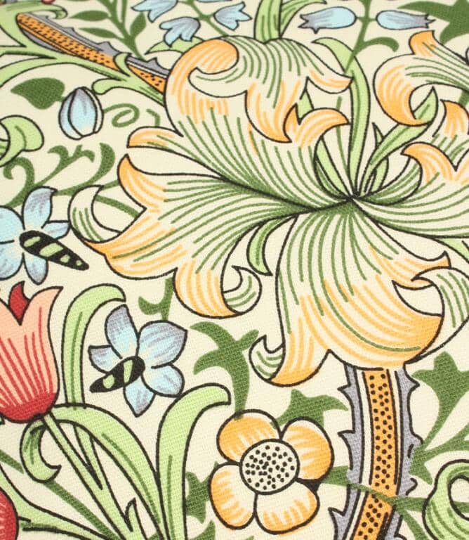 Just Fabrics - William Morris Golden Lily Cushion - 516 - Morris Wallpaper