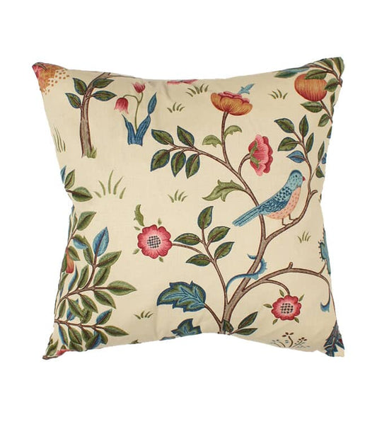 Just Fabrics - William Morris Kelmscott Tree Cushion - 693 - Morris Wallpaper