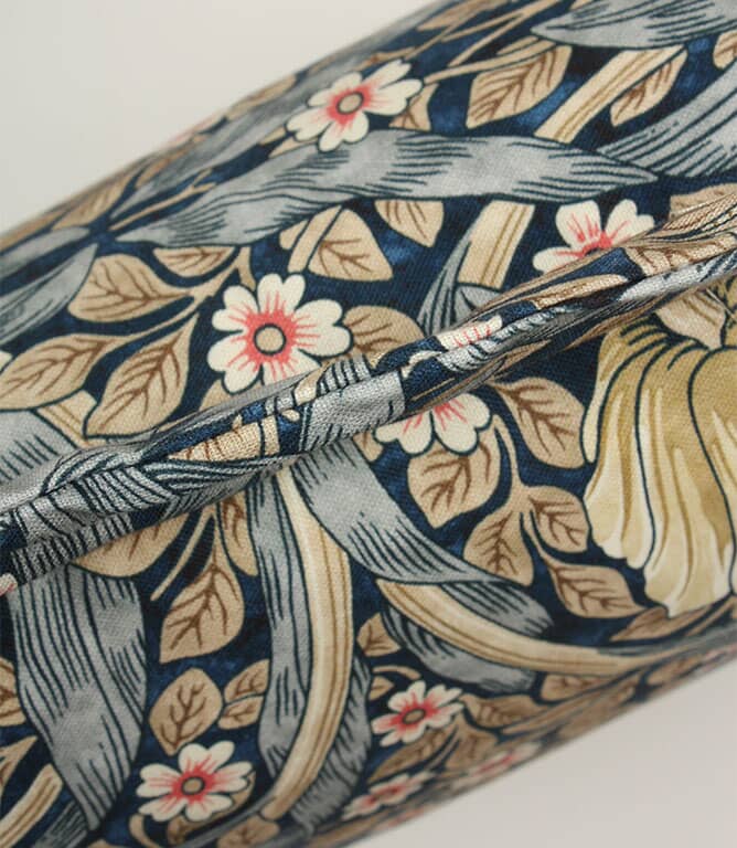 Just Fabrics - William Morris Pimpernel Blue Oxford Seat Pad - 814 - Morris Wallpaper