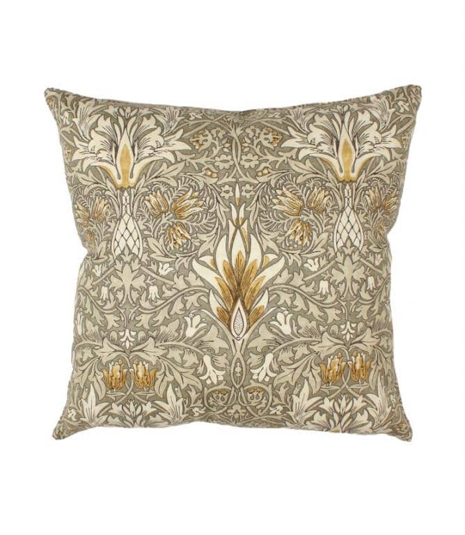 Just Fabrics - William Morris Snakeshead Cushion - 513 - Morris Wallpaper