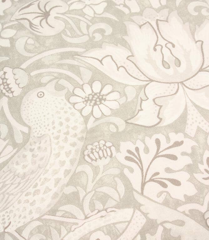 Just Fabrics - William Morris Strawberry Thief Silver Cushion - 684 - Morris Wallpaper