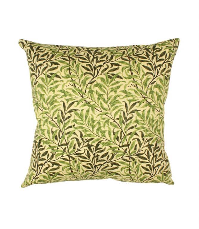 Just Fabrics - William Morris Willow Bough Gallery Cushion - 517 - Morris Wallpaper