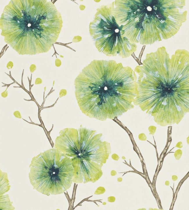 Kabala Wallpaper - Gooseberry - HAMA111082 - Harlequin - Morris Wallpaper