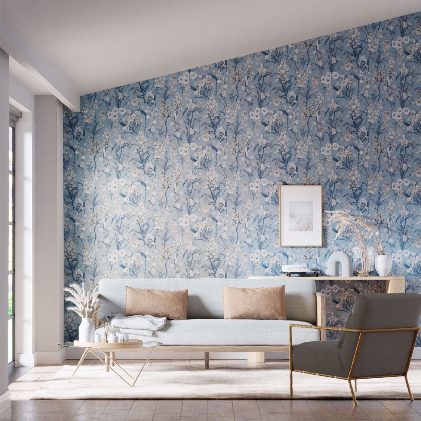 Kalina Wallpaper - Celestial/Murmuration/Awakening - HC4W113008 - Harlequin - Morris Wallpaper