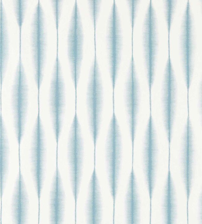 Kasuri Wallpaper - Coast Blue - Scion - NSCW113272 - Morris Wallpaper