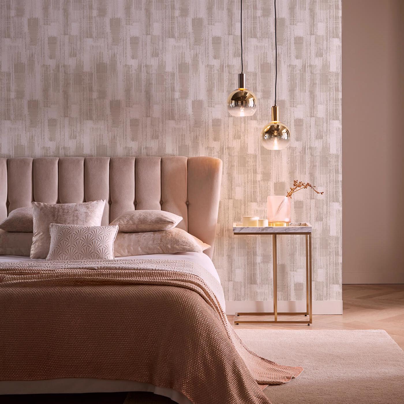 Kazimir Wallpaper - Linen - Clarke & Clarke - W0225/03 - Morris Wallpaper