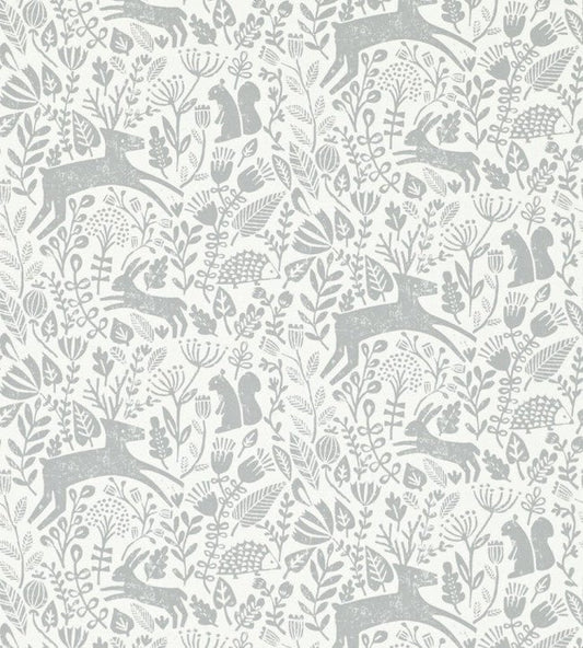 Kelda Wallpaper - Pewter - 111104 - Scion - Morris Wallpaper