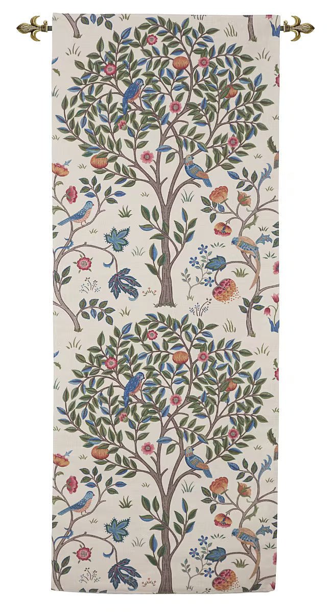 Kelmscott Tree Portiere Printed Tapestry - Requires Rod Size 2 - Hines of Oxford - PR1545 - Morris Wallpaper