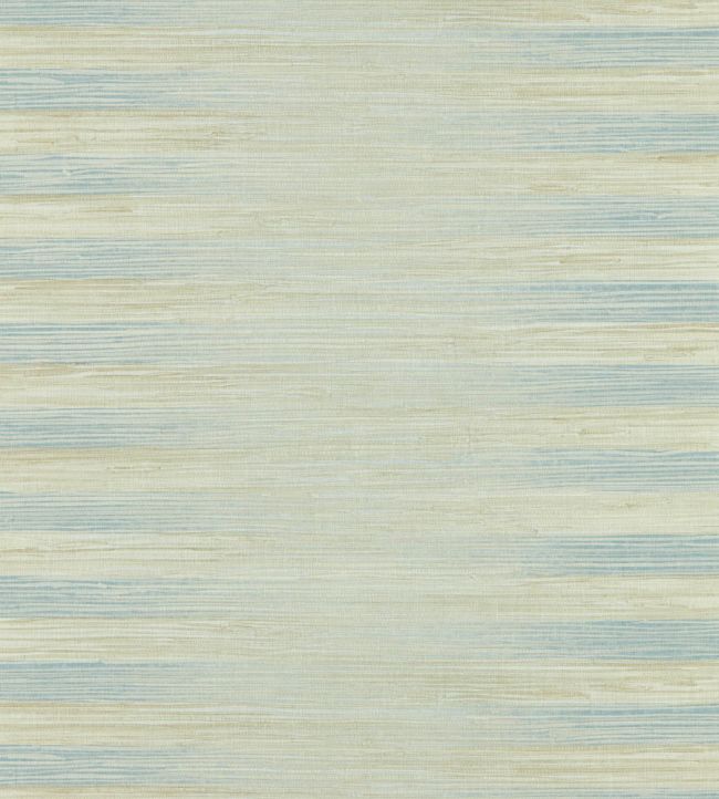 Kensington Grasscloth Wallpaper - Indigo Wash - ZHIW313005 - Zoffany - Morris Wallpaper