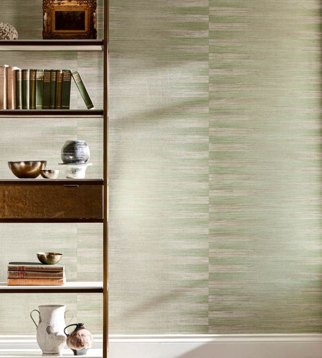 Kensington Grasscloth Wallpaper - Paris Grey - ZHIW313003 - Zoffany - Morris Wallpaper