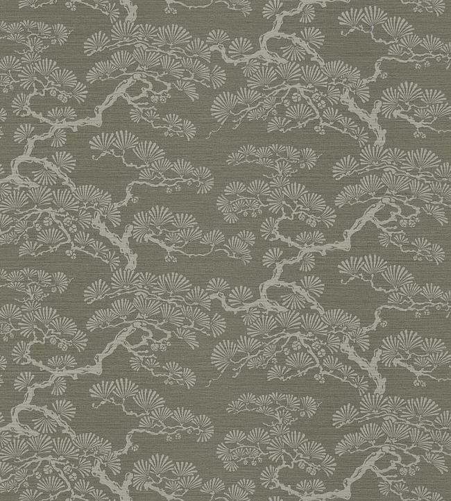 Keros Wallpaper - Pewter - DAEG213040 - Sanderson - Morris Wallpaper