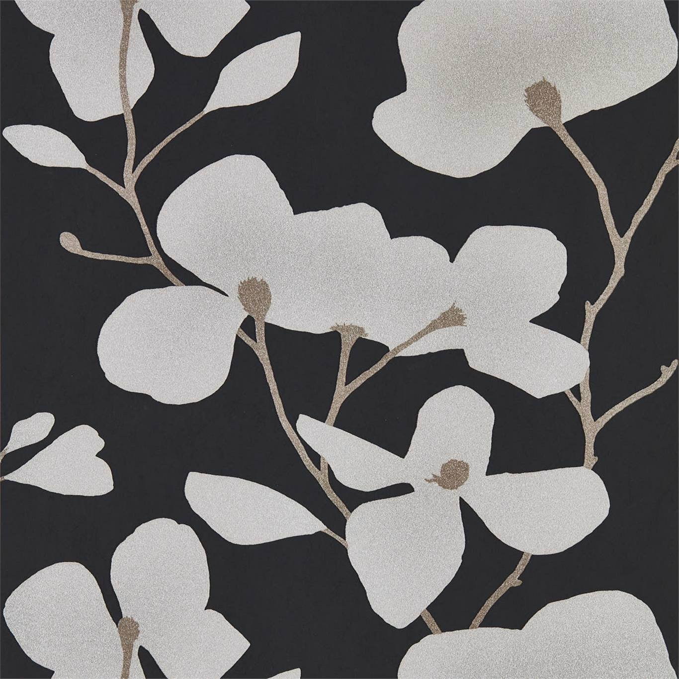 Kienze Shimmer Wallpaper - Steel/Graphite - Harlequin - HMWF111973 - Morris Wallpaper