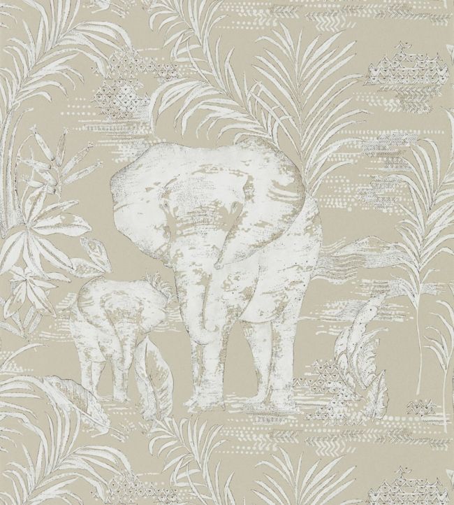 Kinabalu Wallpaper - Linen - HZAP111776 - Harlequin - Morris Wallpaper