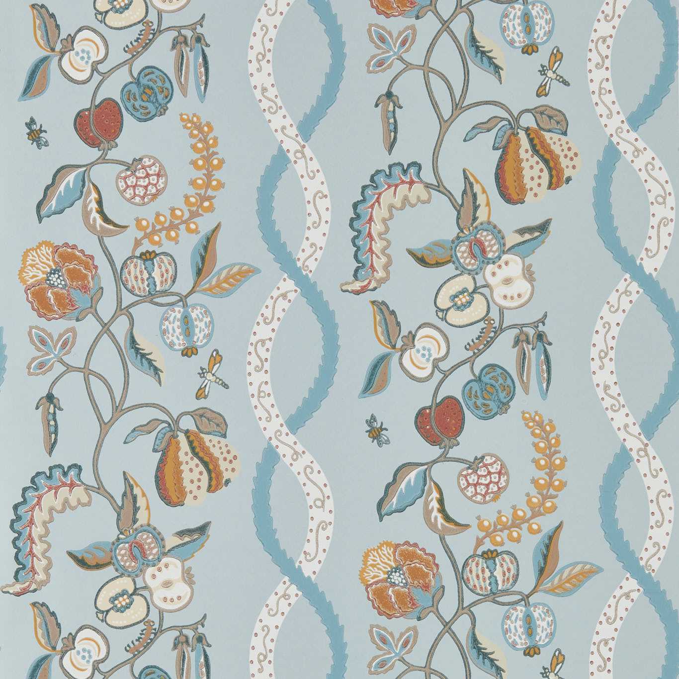 Kitchen Garden Wallpaper - Mineral/Gooseberry - Sanderson - DHIP217501 - Morris Wallpaper