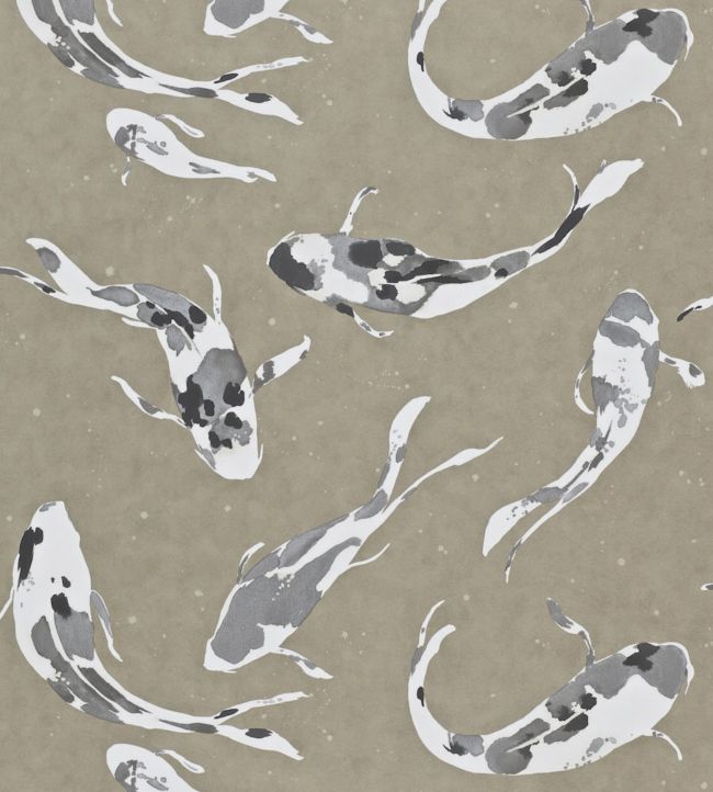 Koi Wallpaper - Metal - HMOW110900 - Harlequin - Morris Wallpaper