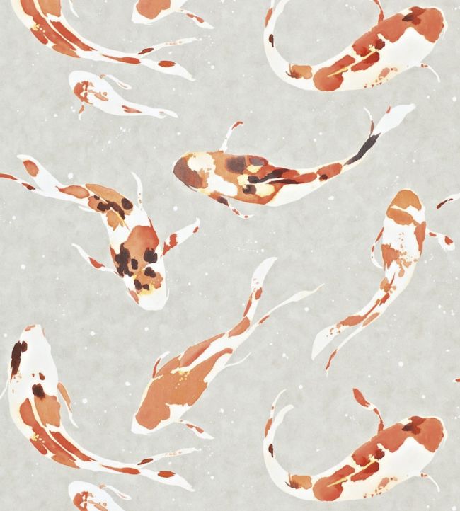 Koi Wallpaper - Paprika - HMOW110903 - Harlequin - Morris Wallpaper