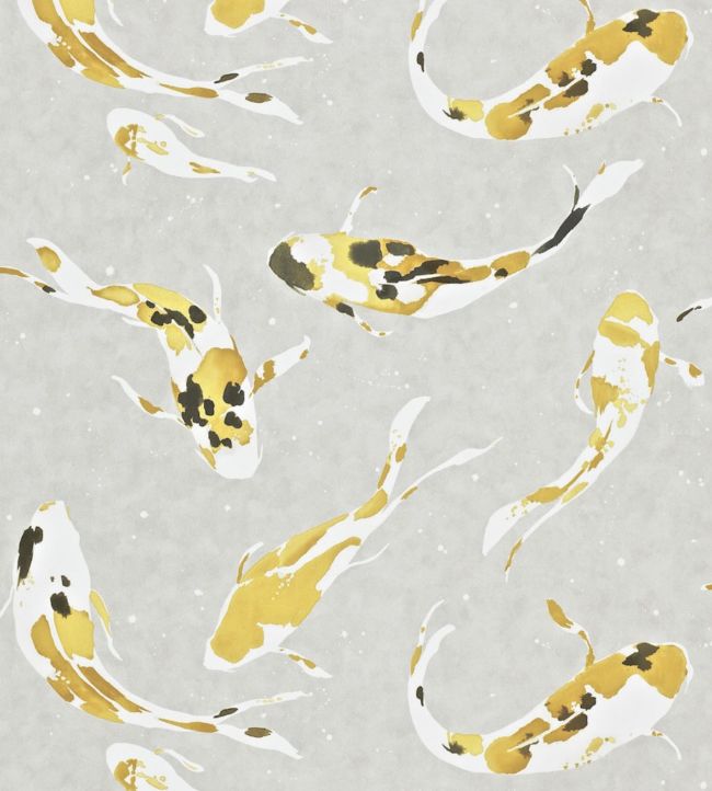 Koi Wallpaper - Saffron - HMOW110901 - Harlequin - Morris Wallpaper