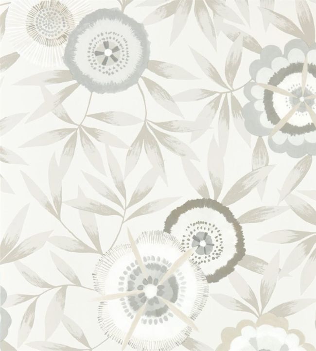 Komovi Wallpaper - Dove/Linen - HSAW112162 - Harlequin - Morris Wallpaper