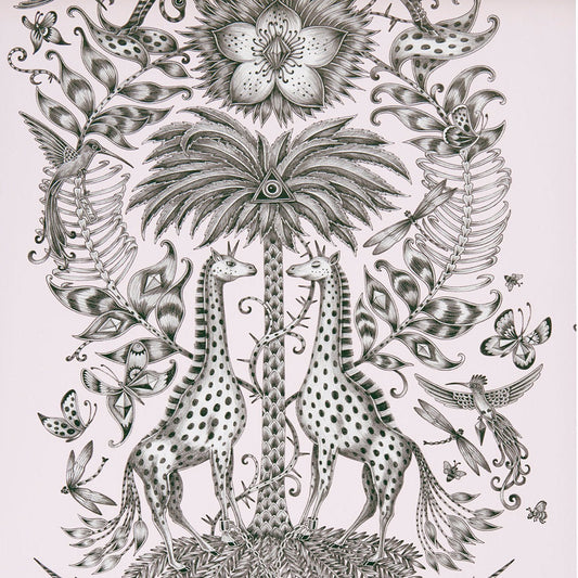 Kruger Wallpaper - Pink - Clarke & Clarke - W0102/07 - Morris Wallpaper