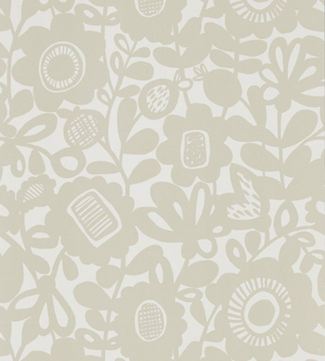 Kukkia Wallpaper - Birch - 111513 - Scion - Morris Wallpaper