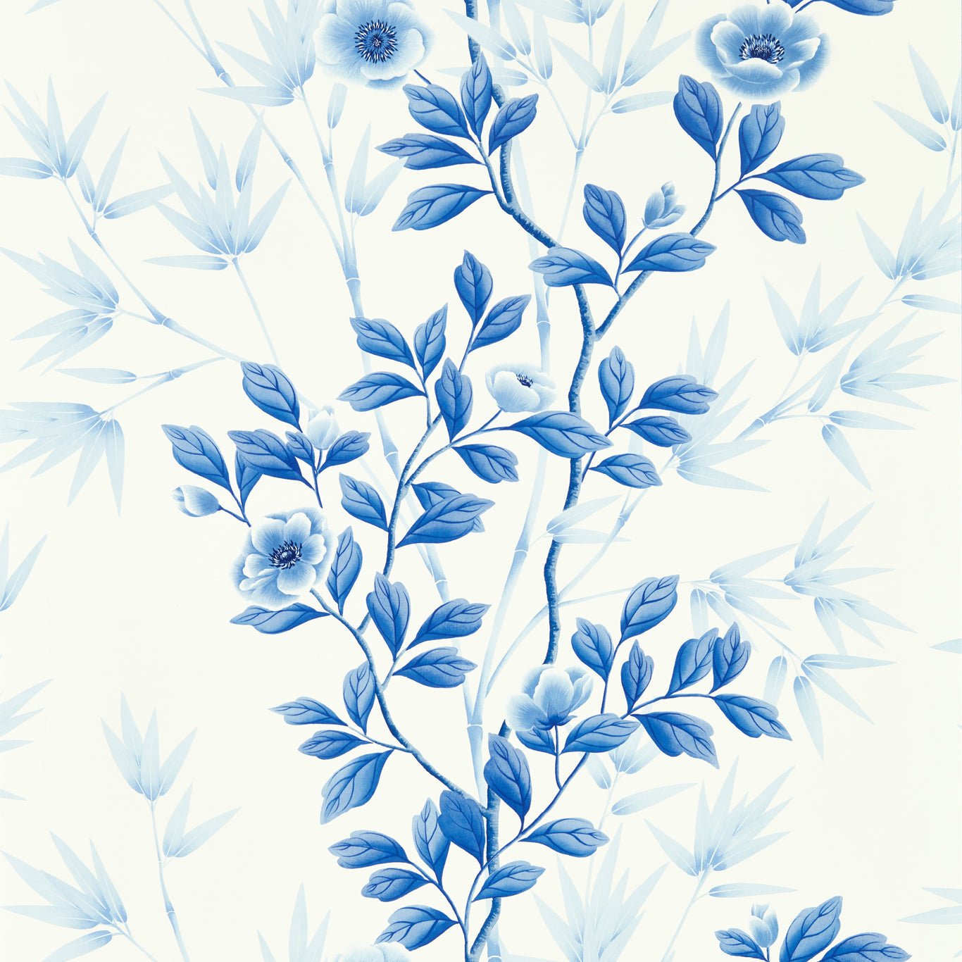 Lady Alford Wallpaper - Porcelain / China Blue - Harlequin - HDHW112898 - Morris Wallpaper