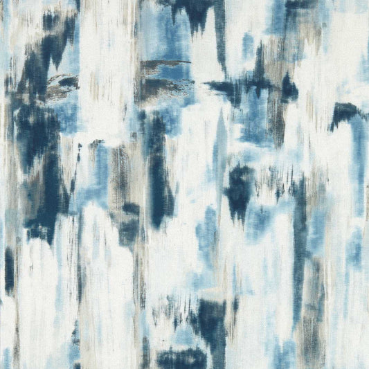 Lagna Wallpaper - Midnight - Clarke & Clarke - W0183/01 - Morris Wallpaper