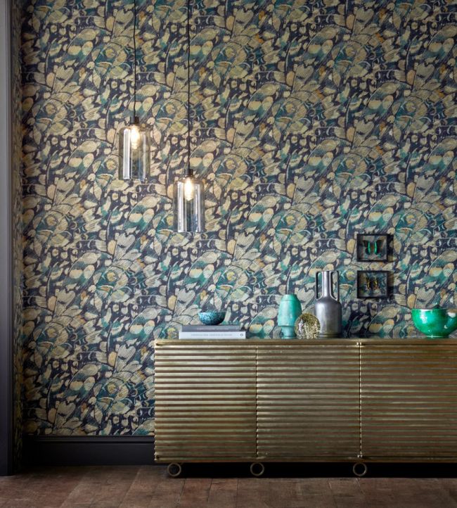 Lamina Wallpaper - Titanium/Oyster - HM6W112166 - Harlequin - Morris Wallpaper