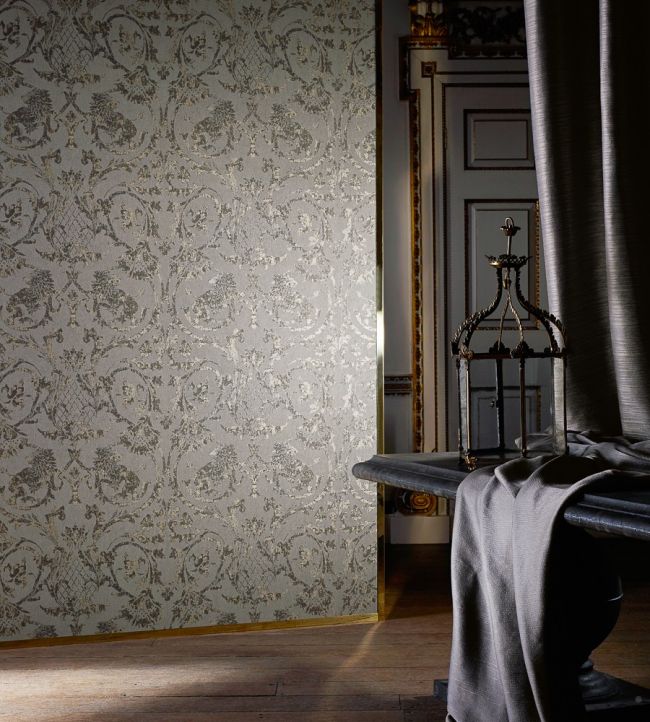 Landseer Wallpaper - Antique Bronze - ZPHA312613 - Zoffany - Morris Wallpaper