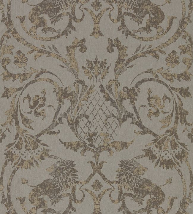 Landseer Wallpaper - Antique Bronze - ZPHA312613 - Zoffany - Morris Wallpaper