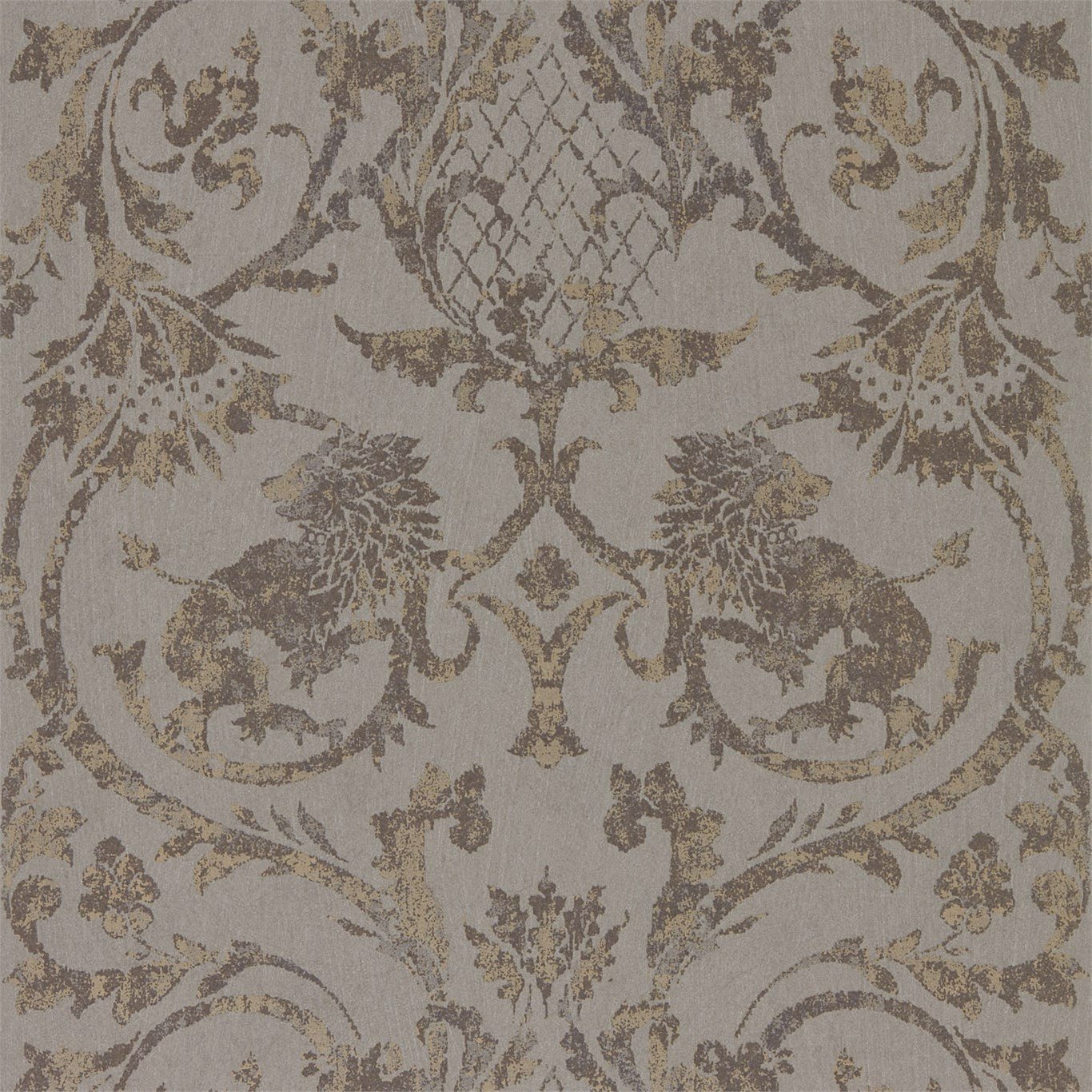 Landseer Wallpaper - Antique Bronze - ZPHA312613 - Zoffany - Morris Wallpaper