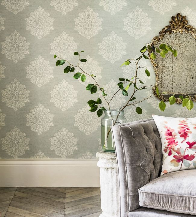 Laurie Wallpaper - Eggshell - DWAP216267 - Sanderson - Morris Wallpaper